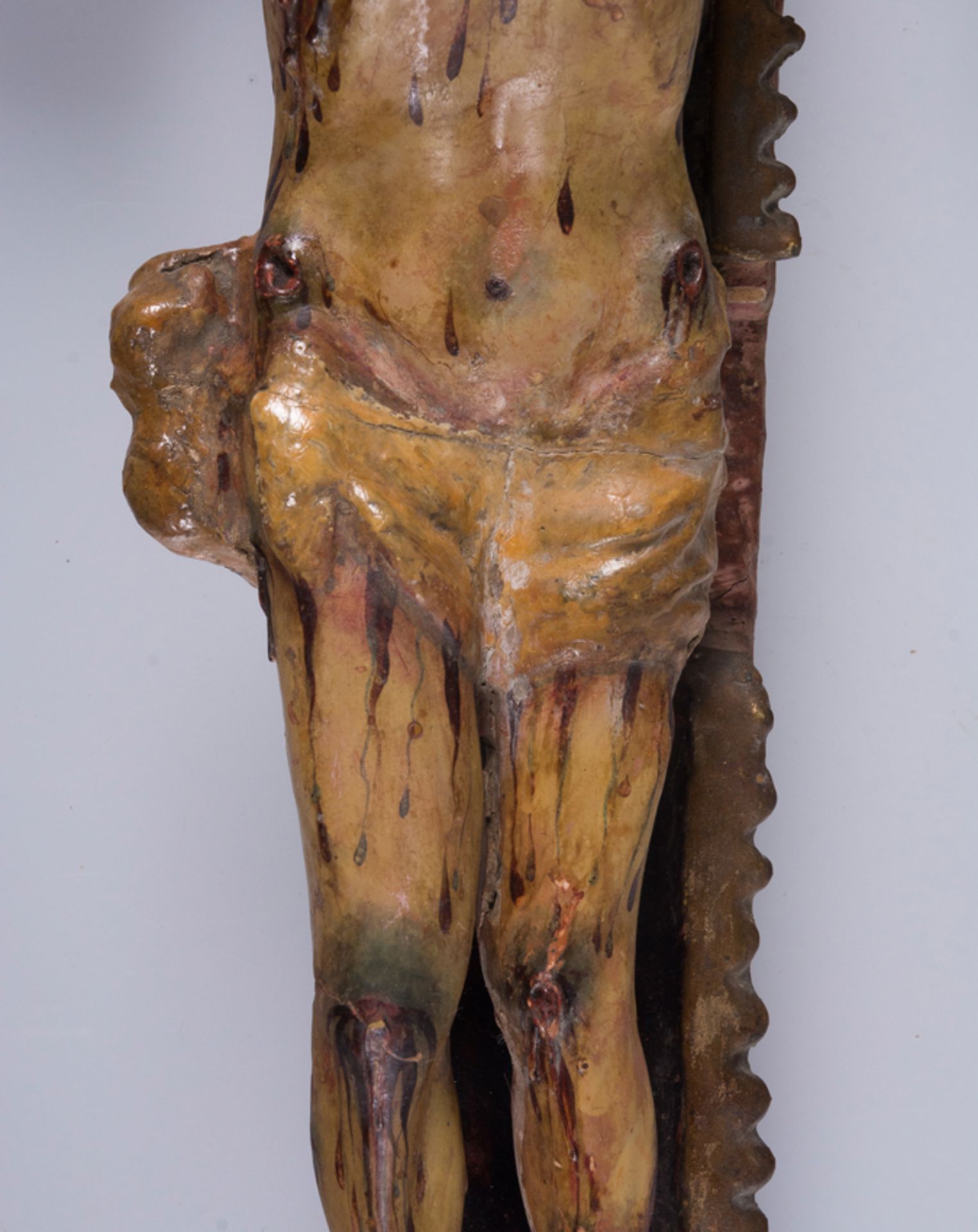 "Christ" Maize stem paste sculpture. Colonial School. Quito. Peru. 18th century. - Image 4 of 7