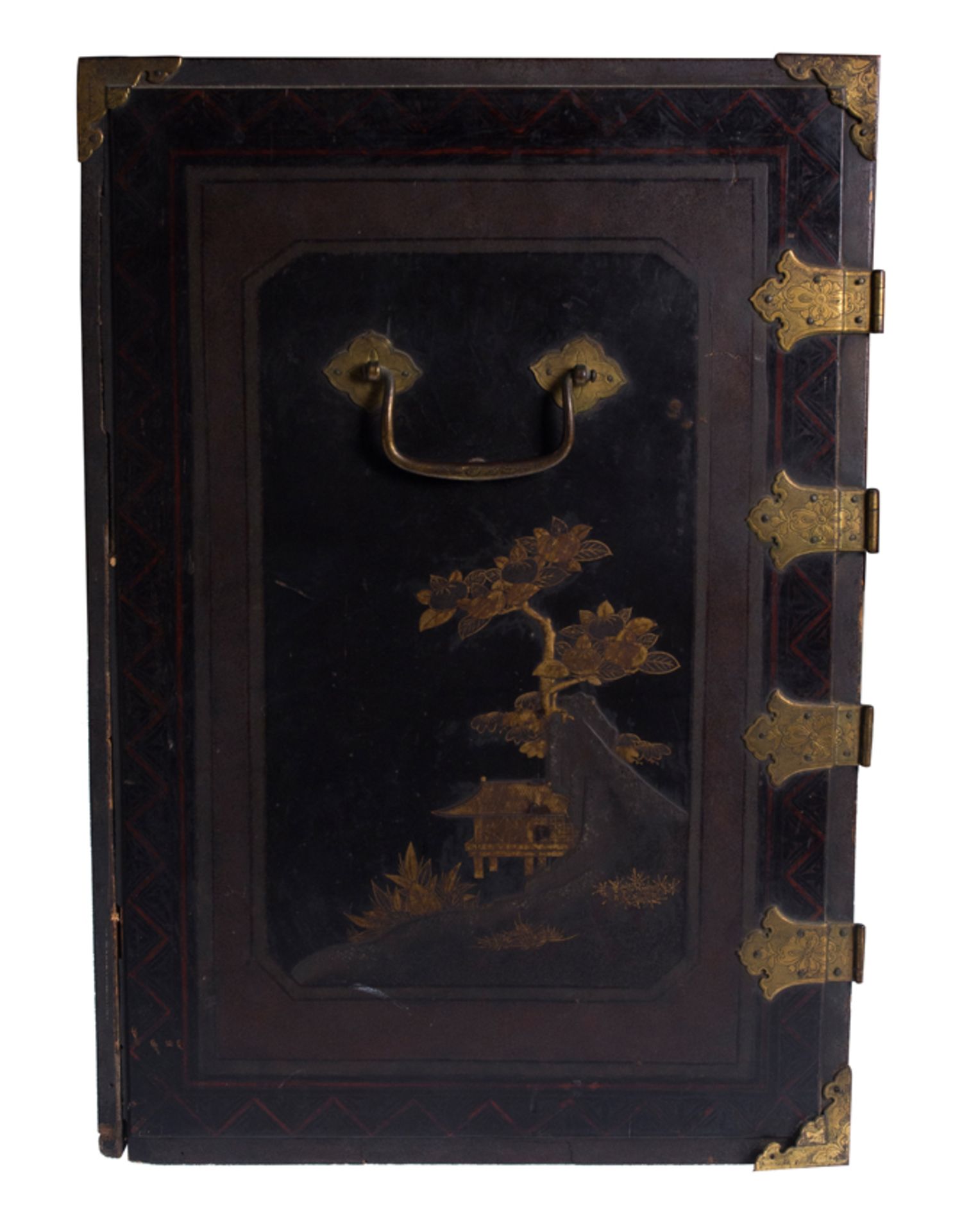 Japanese Namban desk. 17th century.  Edo Period (1603 - 1868) - Image 7 of 7