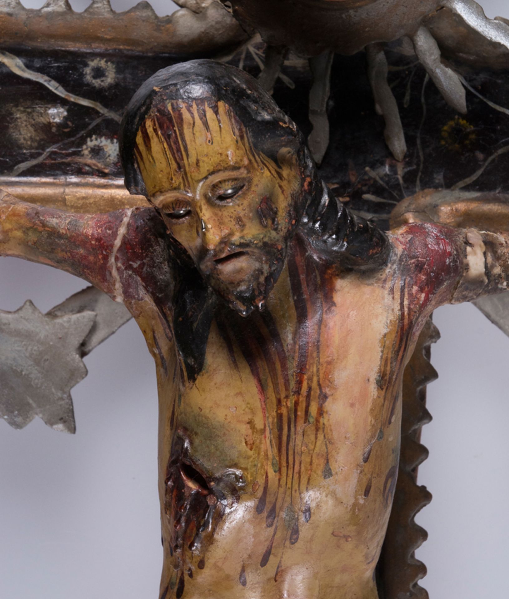 "Christ" Maize stem paste sculpture. Colonial School. Quito. Peru. 18th century. - Image 2 of 7