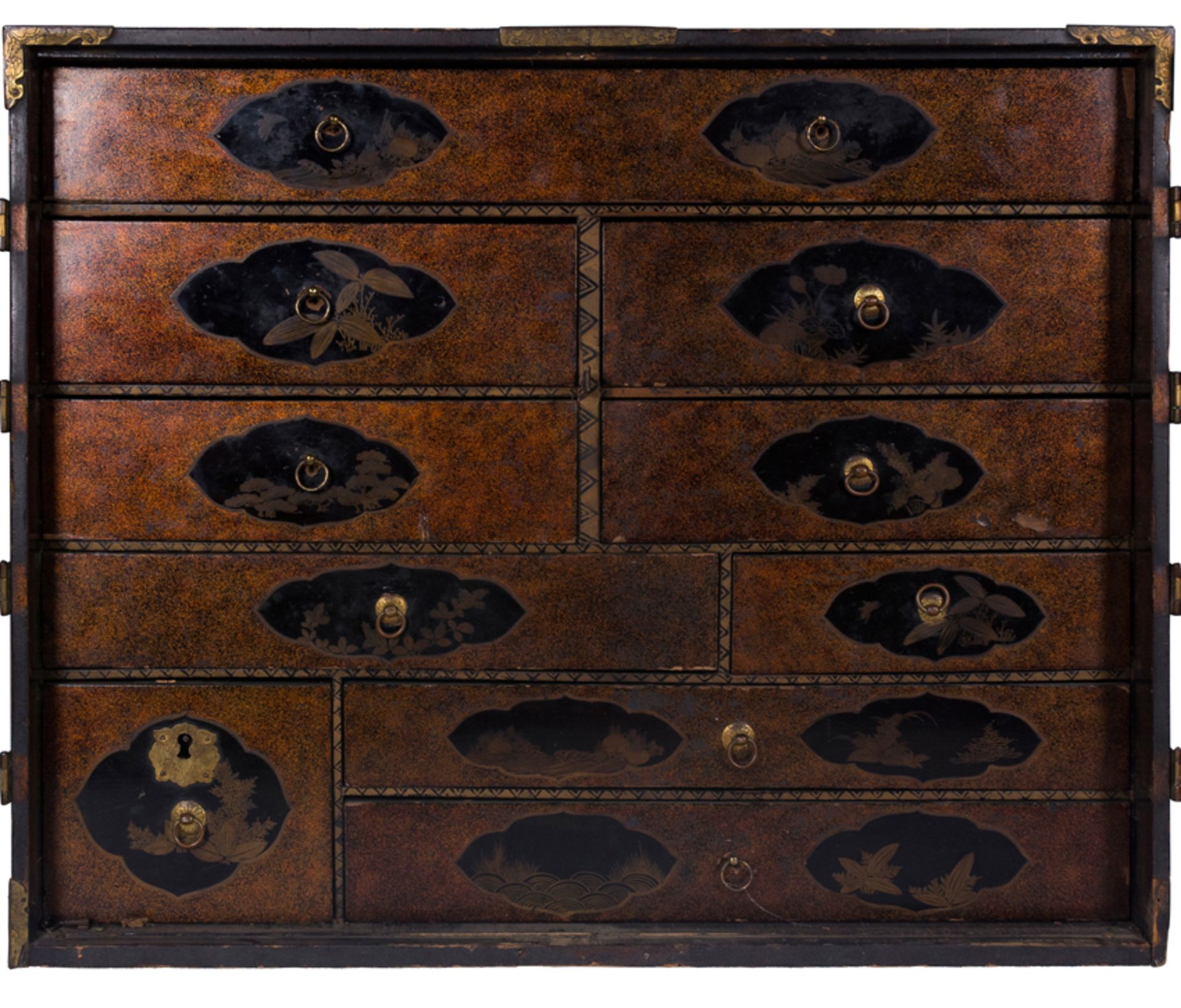 Japanese Namban desk. 17th century.  Edo Period (1603 - 1868) - Image 3 of 7