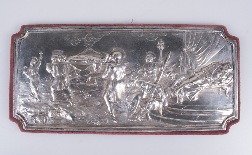 Set of four silver reliefs. 17th century. - Image 5 of 5