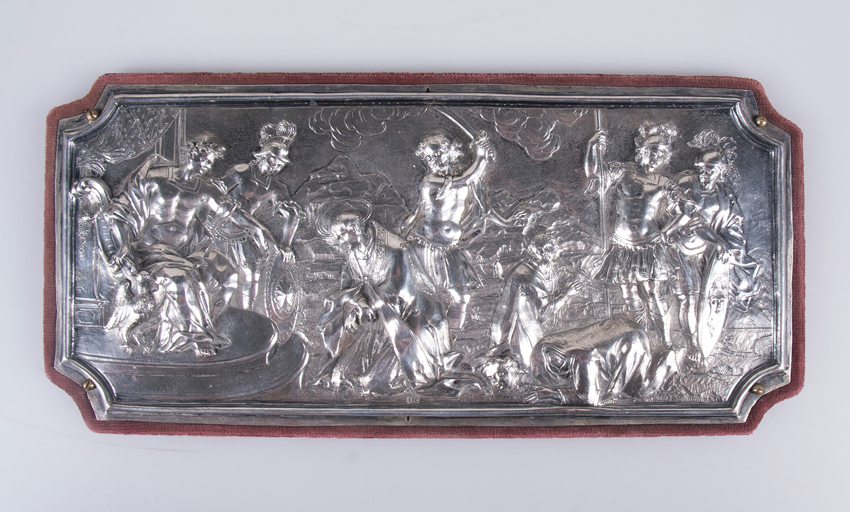 Set of four silver reliefs. 17th century. - Image 2 of 5