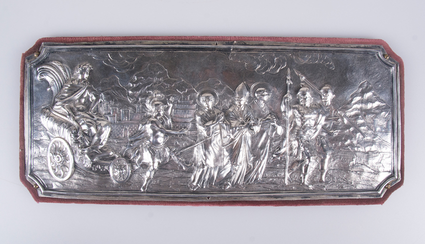 Set of four silver reliefs. 17th century. - Image 4 of 5