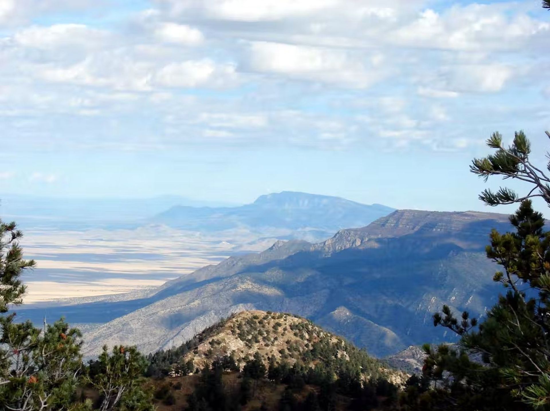 A View of the Mountains, in Valencia County, New Mexico