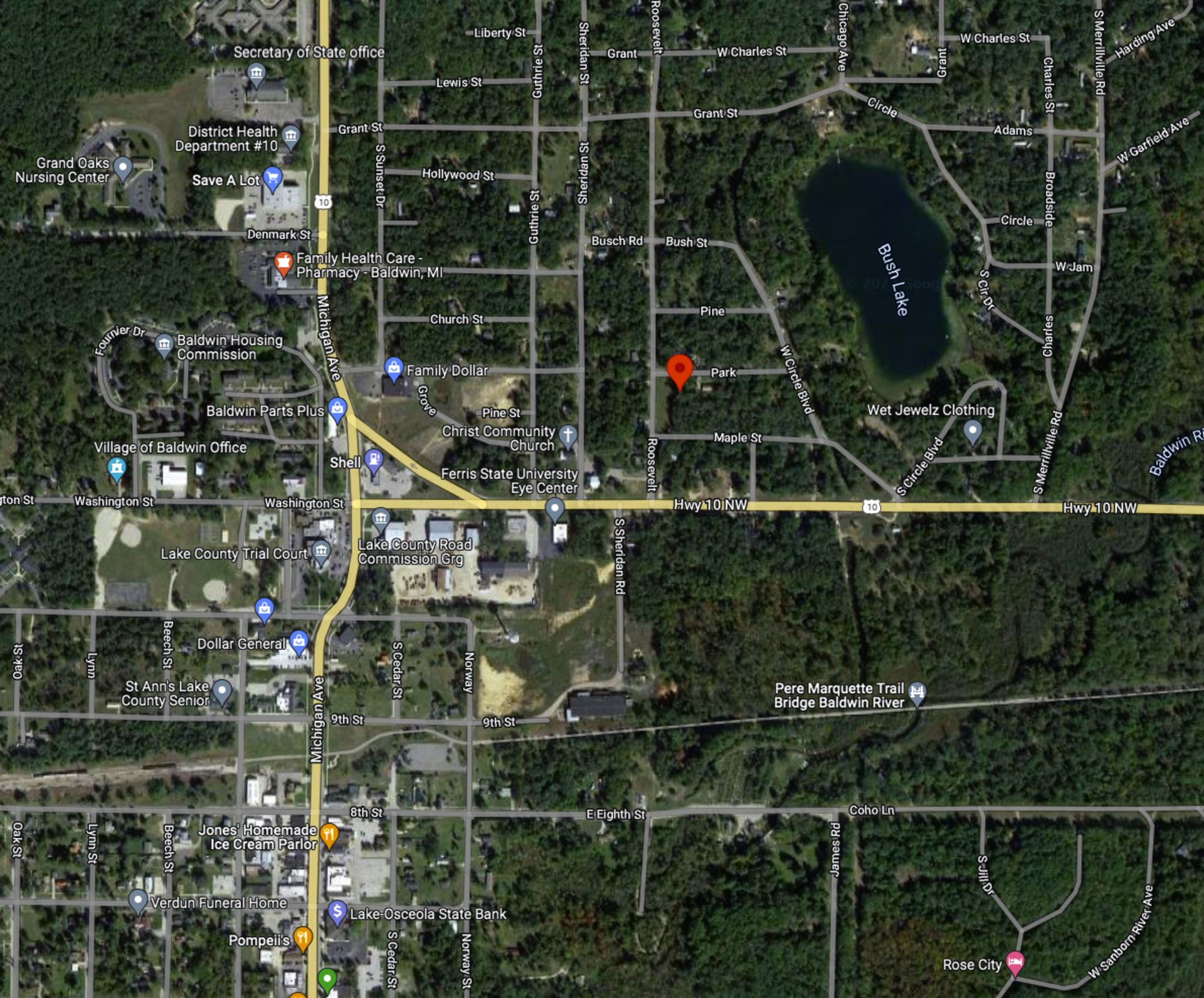 Quarter Acre Lot Surrounded by Lakes in Lake County, Michigan! - Image 11 of 13