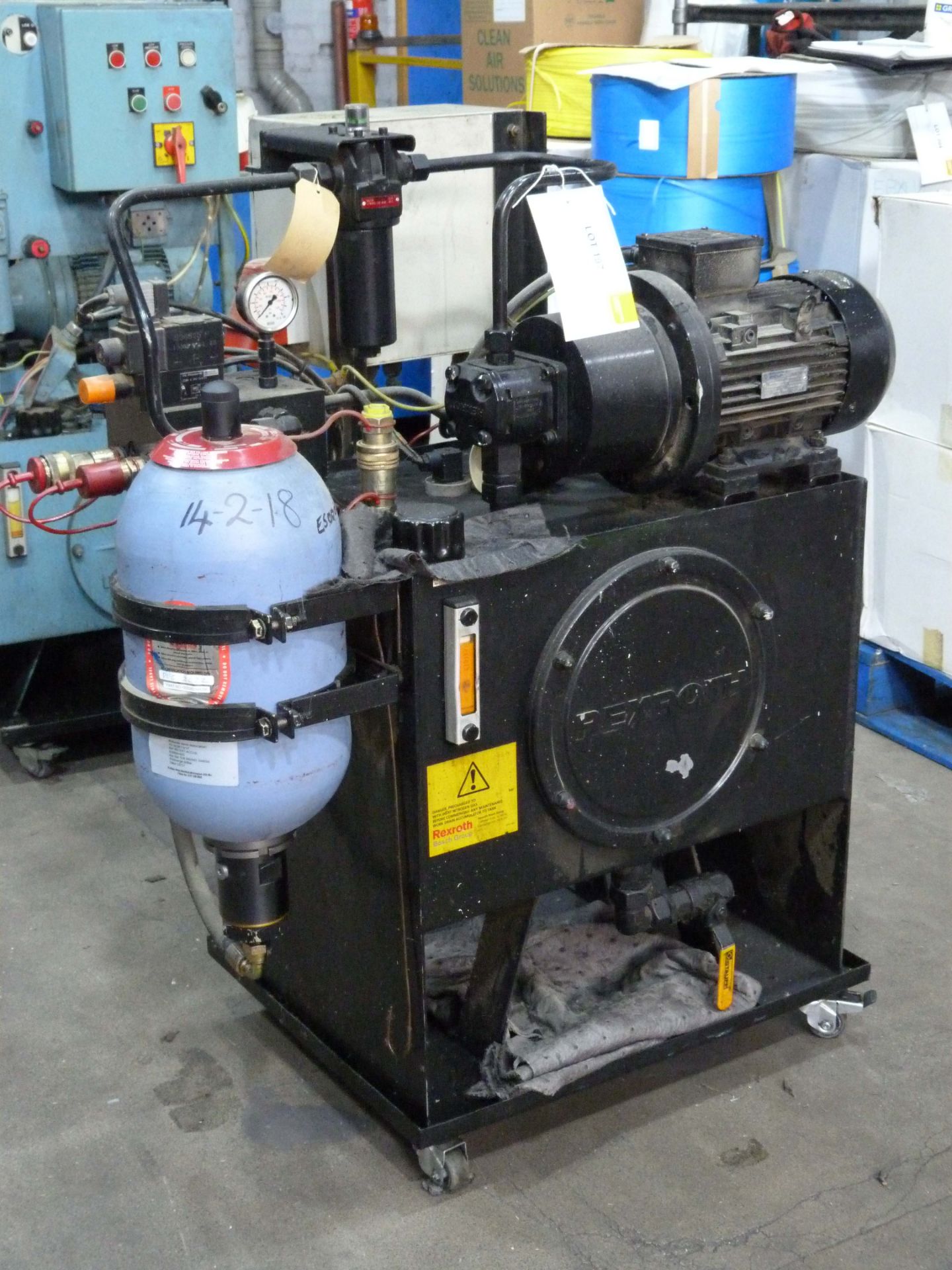 REXROTH Hydraulic Power Unit 80psi 3 phase