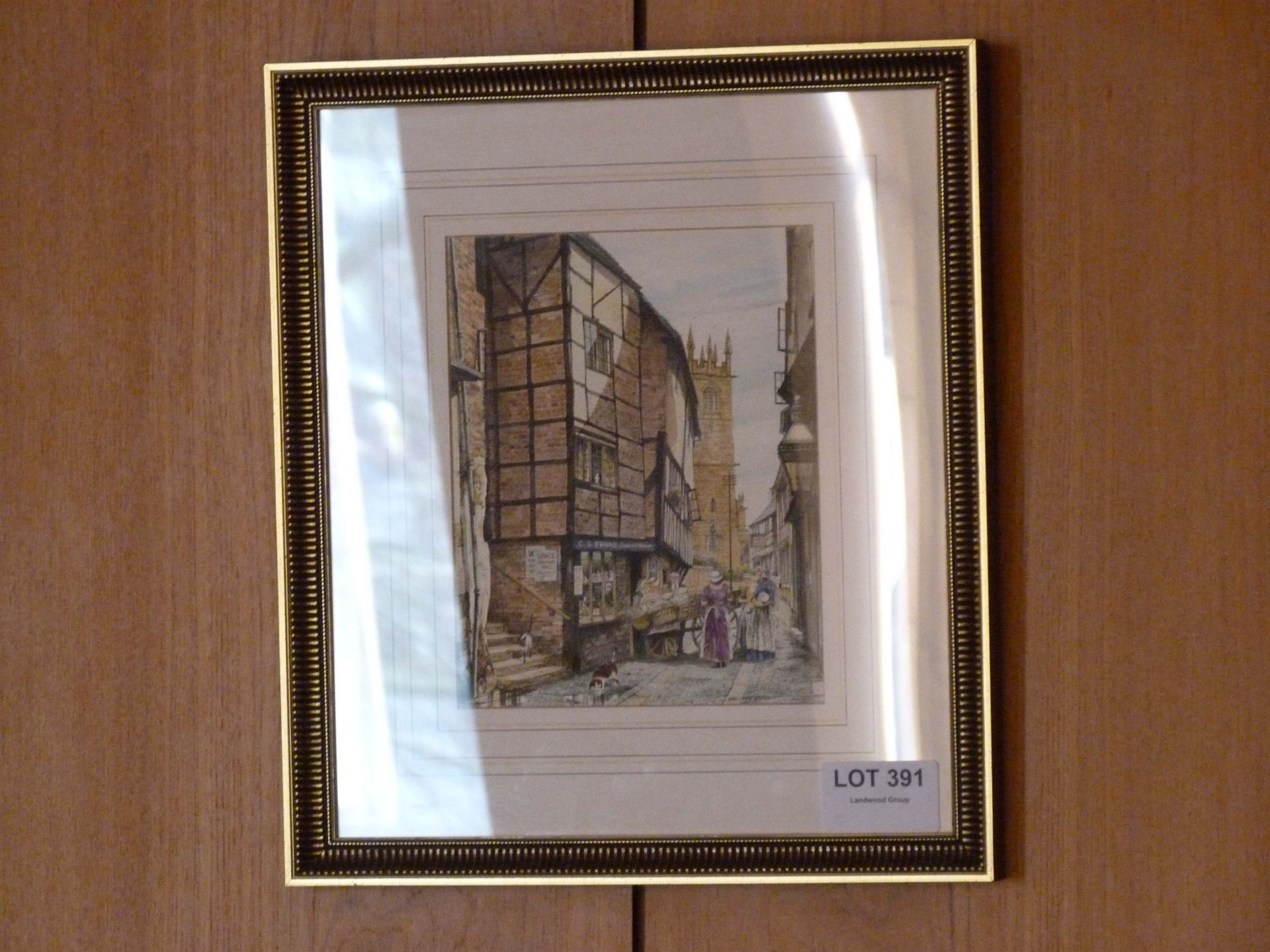 Print of 'The Butter cross Ludlow' and one other by Brian Eden - Image 2 of 3