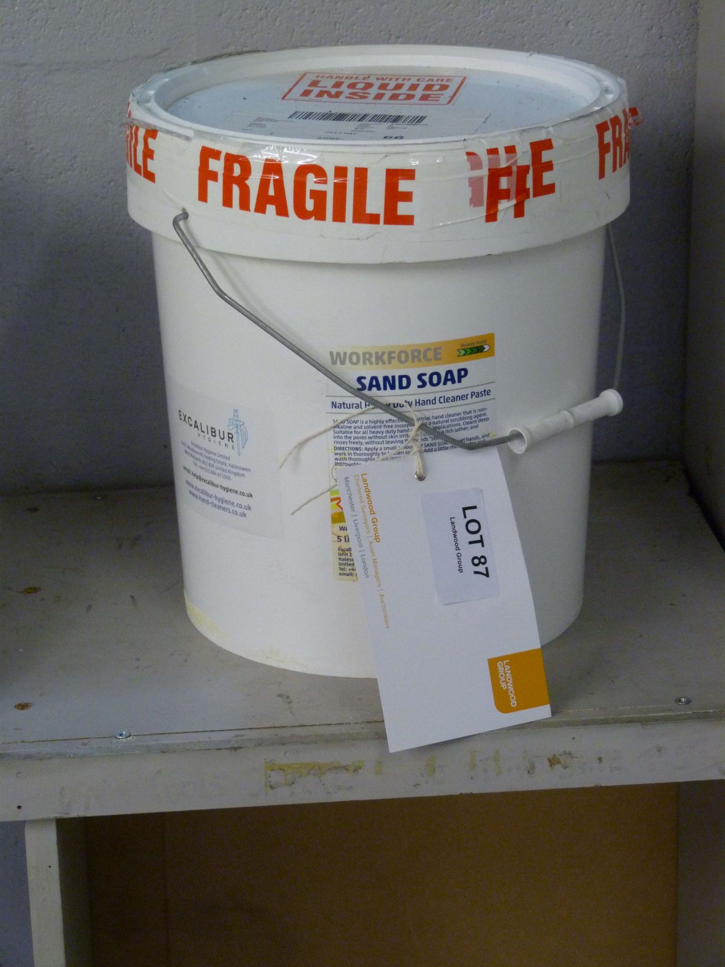 15 litre bucket of heavy duty hand cleanser