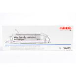 Märklin E-Lok ”460 074-8” 34632, S H0, grün, Alterungs- und Gebrauchsspuren, im leicht besch. OK,