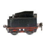 Märklin 2A-Tender, S 0, gealterter Lack, tw ausgebessert, L 11, Z 3