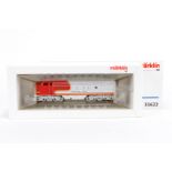 Märklin Diesellok ”SF 338” 33622, S H0, rot/silber/gelb, Alterungs- und Gebrauchsspuren, im leicht