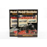 2 Bücher ”Modell-Eisenbahn”, Alterungsspuren