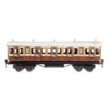 Märklin LNWR Abteilwagen 2875, S 0, CL, 10 AT, 4A, Gebrauchsspuren, L 30,5, sonst Z 2