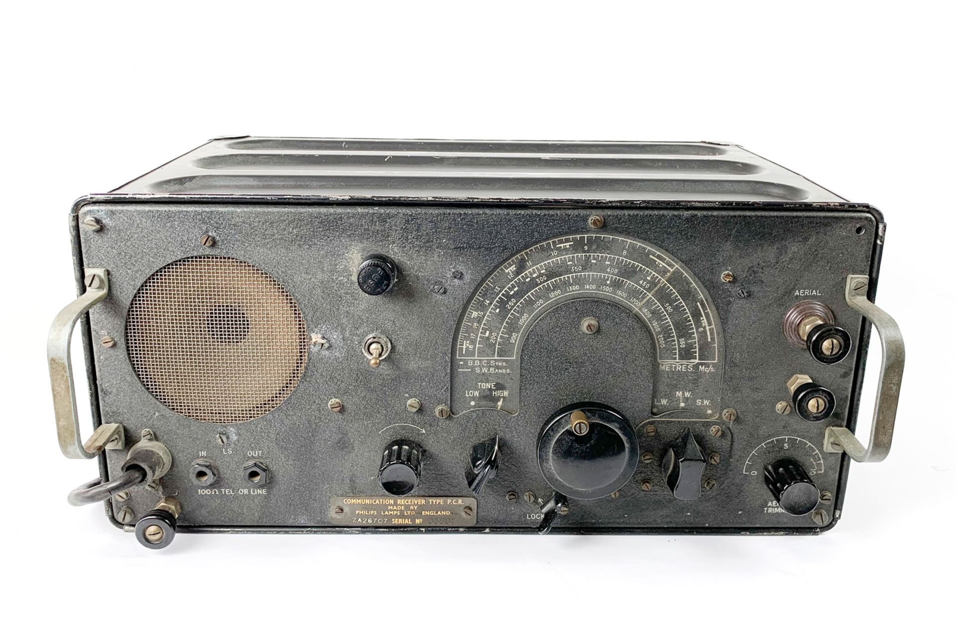 Tragbares Radiogerät ”Philips Portable Communication Receiver”, Type ZA 26707, England 1944,