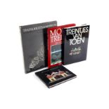 4 Bücher, ”Mythos Märklin”, ”Modelltreinen”, ”Treintjes van Toen” und ”Trains jouets et modeles”