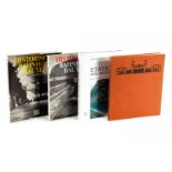 4 Bücher, ”Historische Bahnhofsbauten”, Bd. 1-3 und ”Stationen der Erinnerung”