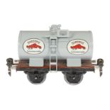 Märklin Gargoyle Kesselwagen, S 0, mit Replik- oder restauriertem Kessel lose auf Plattform, L 13, Z