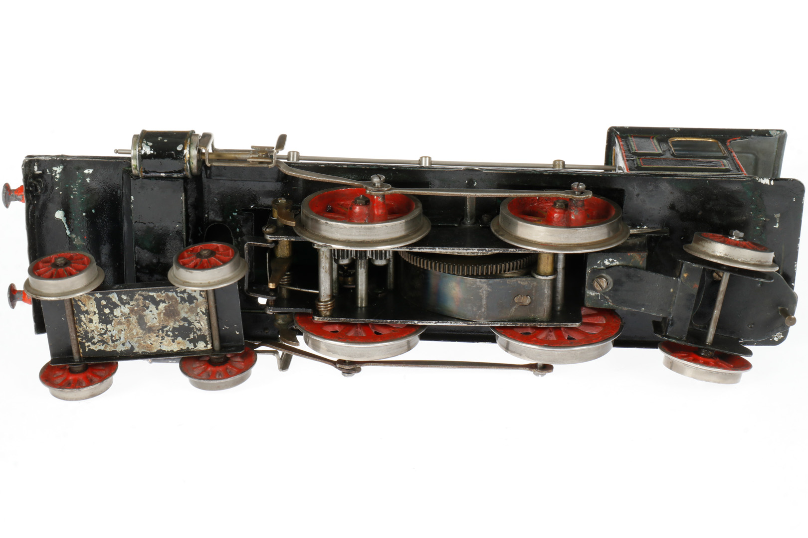 Märklin 2-B-1 Dampflok CE 1021, mit 3A-Tender, S 1, uralt, handlackiert, 2 imit. Stirnlampen, - Image 4 of 7