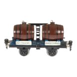 Märklin Weintransportwagen 1940, S 0, Fässer und Leiter ersetzt, L 16,5, sonst Z 2