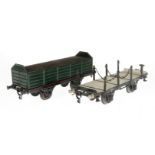 2 Märklin Güterwagen, Spur 1, HL, LS, L 24, Z 3