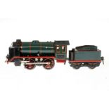 Märklin B-Dampflok R 12910, Spur 0, elektr., blau/schwarz, mit Tender, kW und 2 el. bel.