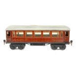 Märklin Mitropa Speisewagen 1888, Spur 1, CL, mit 4 AT und Sitzeinrichtung, 2 Treppen fehlen, Dach