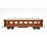 Märklin Mitropa Speisewagen, Spur 1, HL, mit 4 AT und Gussrädern, Dach rest., NV, L 50, zum