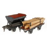 2 Märklin Güterwagen, Spur 1, HL, NV, LS, Z 3