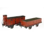 2 Märklin Güterwagen, Spur 1, HL, LS, L 24, Z 3