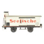 Märklin Seefischewagen 1991, Spur 1, HL, mit BRHh und 2 ST, 1 Griffstange tw lose, 1 Trittstufe