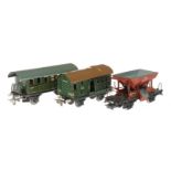 3 versch. Märklin Wagen, Spur H0, Z 3