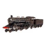 Märklin große 2-B-1 Dampflok ECE 4023, mit 3-A Tender, Spur 3, spiritusbetrieben, braun