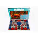 Märklin Metallbau-Grundkasten 1014, farbig, komplett, Alterungsspuren, OK, Z 2