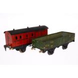 2 Märklin Wagen 1761 und 1875, Spur 1, CL, L 24, Z 4