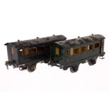 2 Märklin Personenwagen 1874, Spur 1, CL, L 24, Z 4