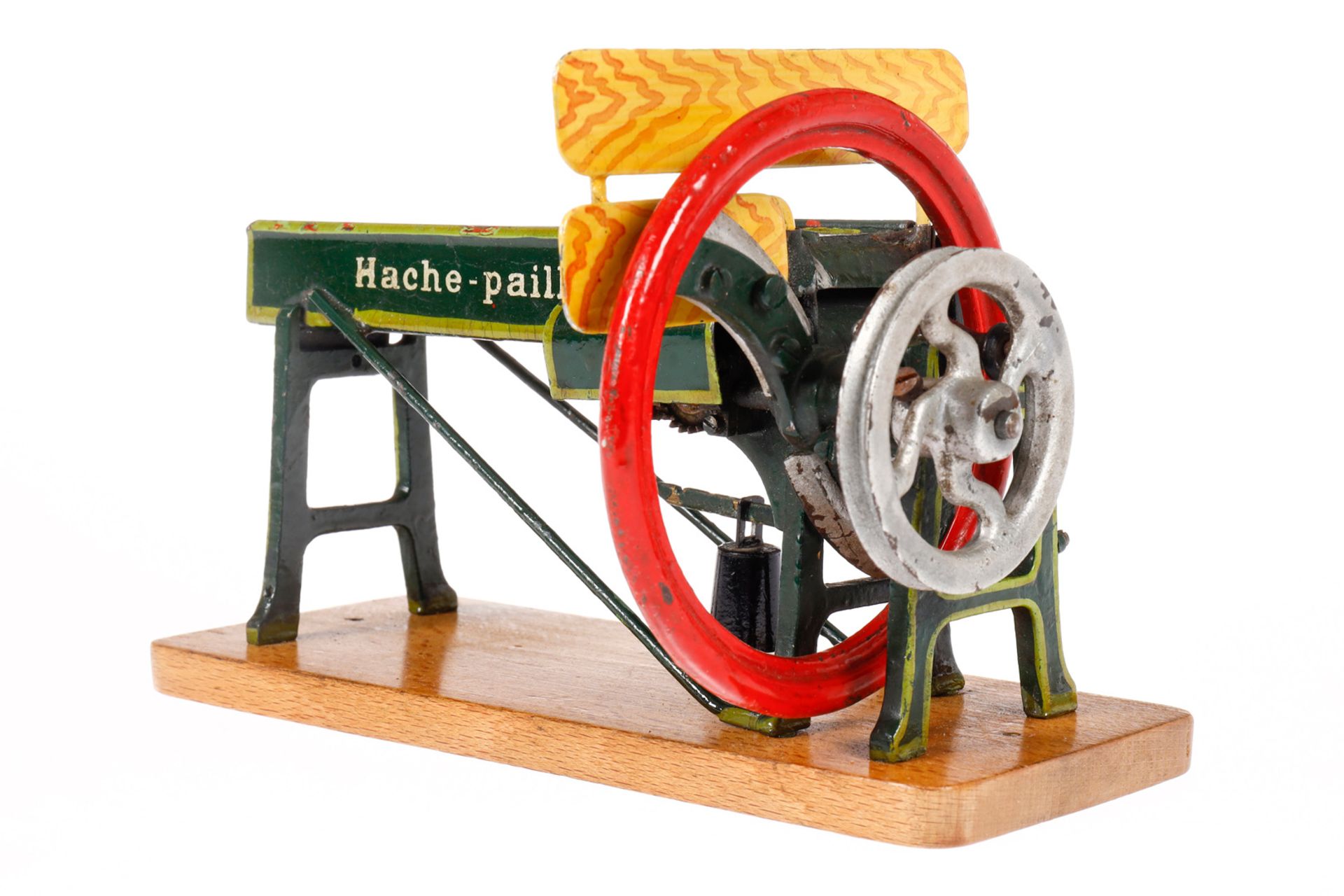 Märklin Getreide-Schneidemaschine ”Hache-Paille”, uralt, HL, mit Gewicht und Öldeckeln, leichte