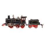 Märklin amerikanische B-1 Dampflok AD 1020, mit 2A-Tender, Spur 0, uralt, HL, mit Kuhfänger,