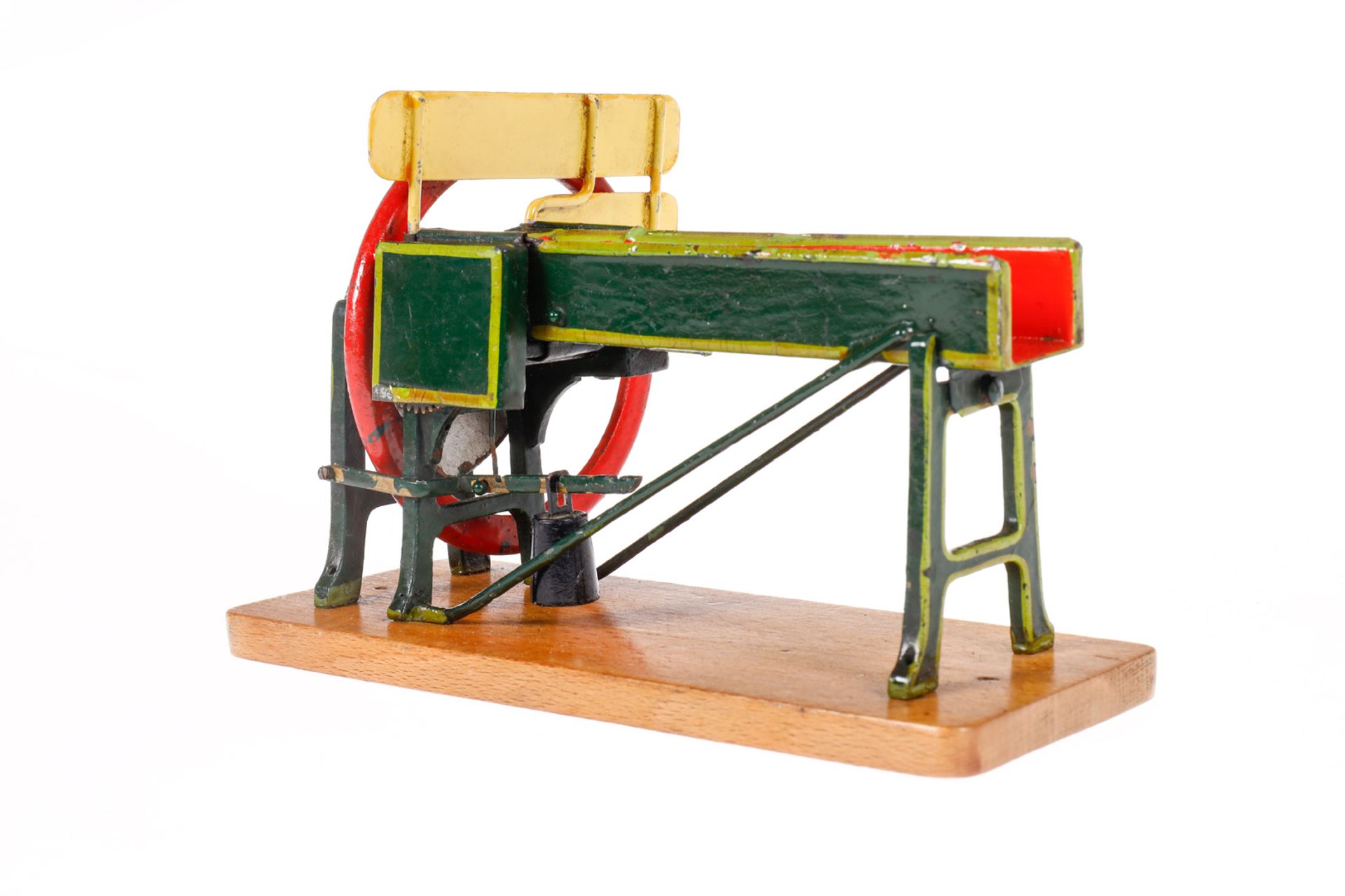 Märklin Getreide-Schneidemaschine ”Hache-Paille”, uralt, HL, mit Gewicht und Öldeckeln, leichte - Image 2 of 4