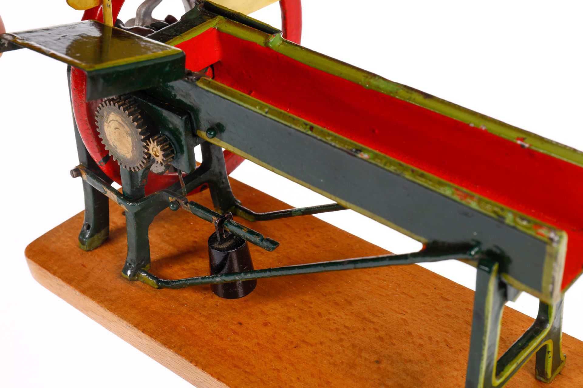 Märklin Getreide-Schneidemaschine ”Hache-Paille”, uralt, HL, mit Gewicht und Öldeckeln, leichte - Image 3 of 4
