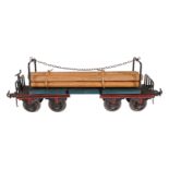 Bing Langholzwagen, Spur 1, uralt, HL, 4A, mit Ladung, L 30, Z 2