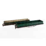 2 Märklin Rungenwagen, Spur 1, L 31,5, Z 4