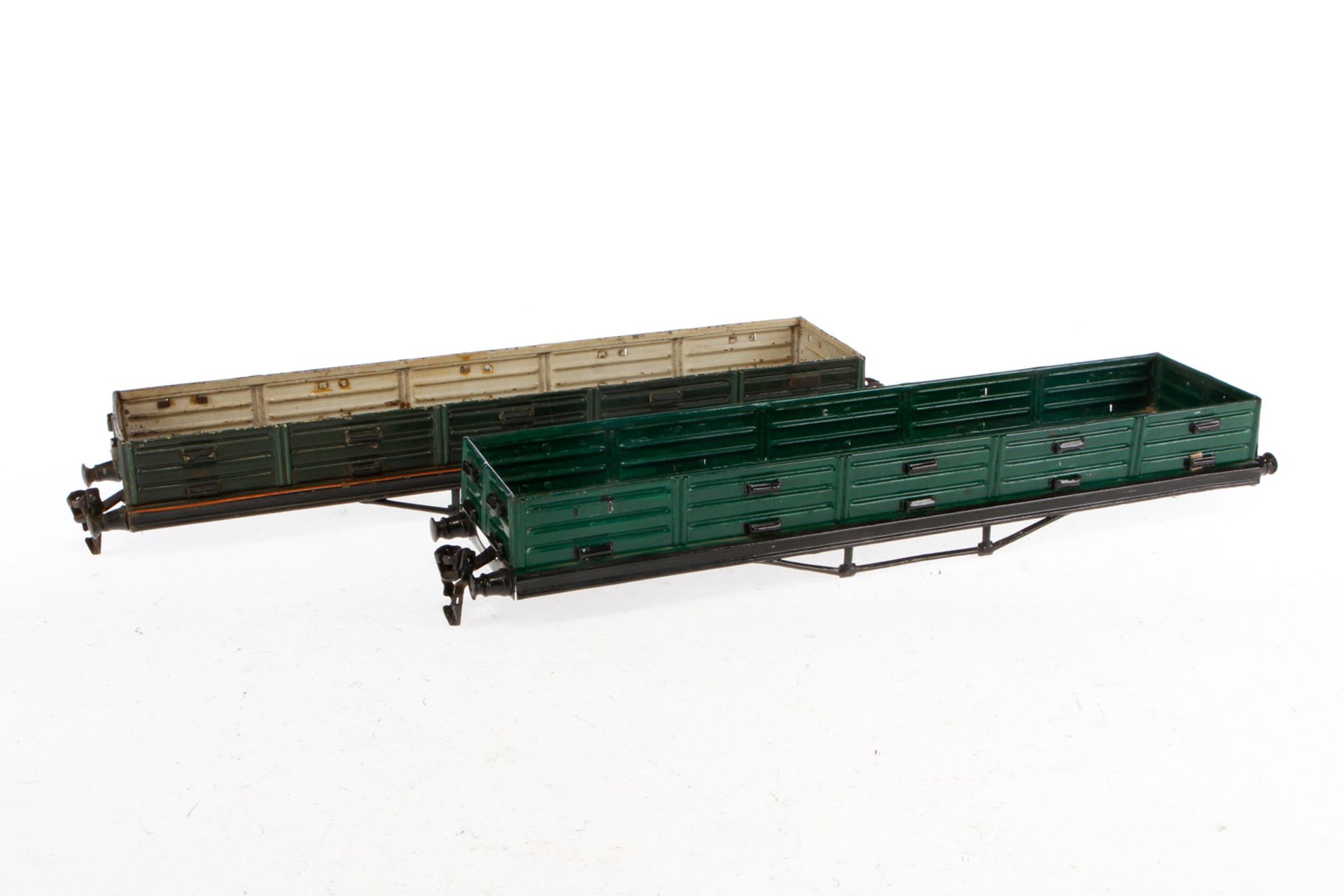 2 Märklin Rungenwagen, Spur 1, L 31,5, Z 4