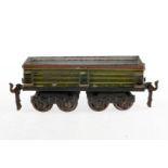 Märklin Planewagen, Spur 0, uralt, HL, NV, tw nachlackiert, L 16, als Ersatzteil