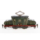 Märklin E-Lok RV/12920, Spur 0, elektr., grün, mit 2 el. bel. Stirnlampen, tw nachlackiert, LS und