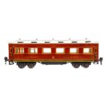 Märklin Mitropa Speisewagen 1946, Spur 0, Teak, HL, 4 AT, 4A, ohne Inneneinrichtung, 5 Dachlüfter, L