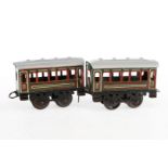 2 Issmayer Personenwagen, Spur 0, CL, Dächer rest., LS, L 10, Z 3