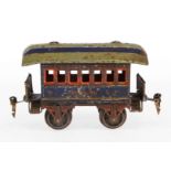 Märklin amerik. Personenwagen 1873 PRR, Spur 1, uralt, HL, LS/RS, L 16, Z 4