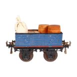 Bing Hochbordwagen, Spur 1, uralt, HL, kleine LS, mit Ladung, L 15, Z 2-3