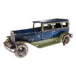 Bub/Bing Limousine, Nr. 1820, mit Fahrerfigur, CL, Uhrwerk intakt, Alterungs- und Gebrauchsspuren,