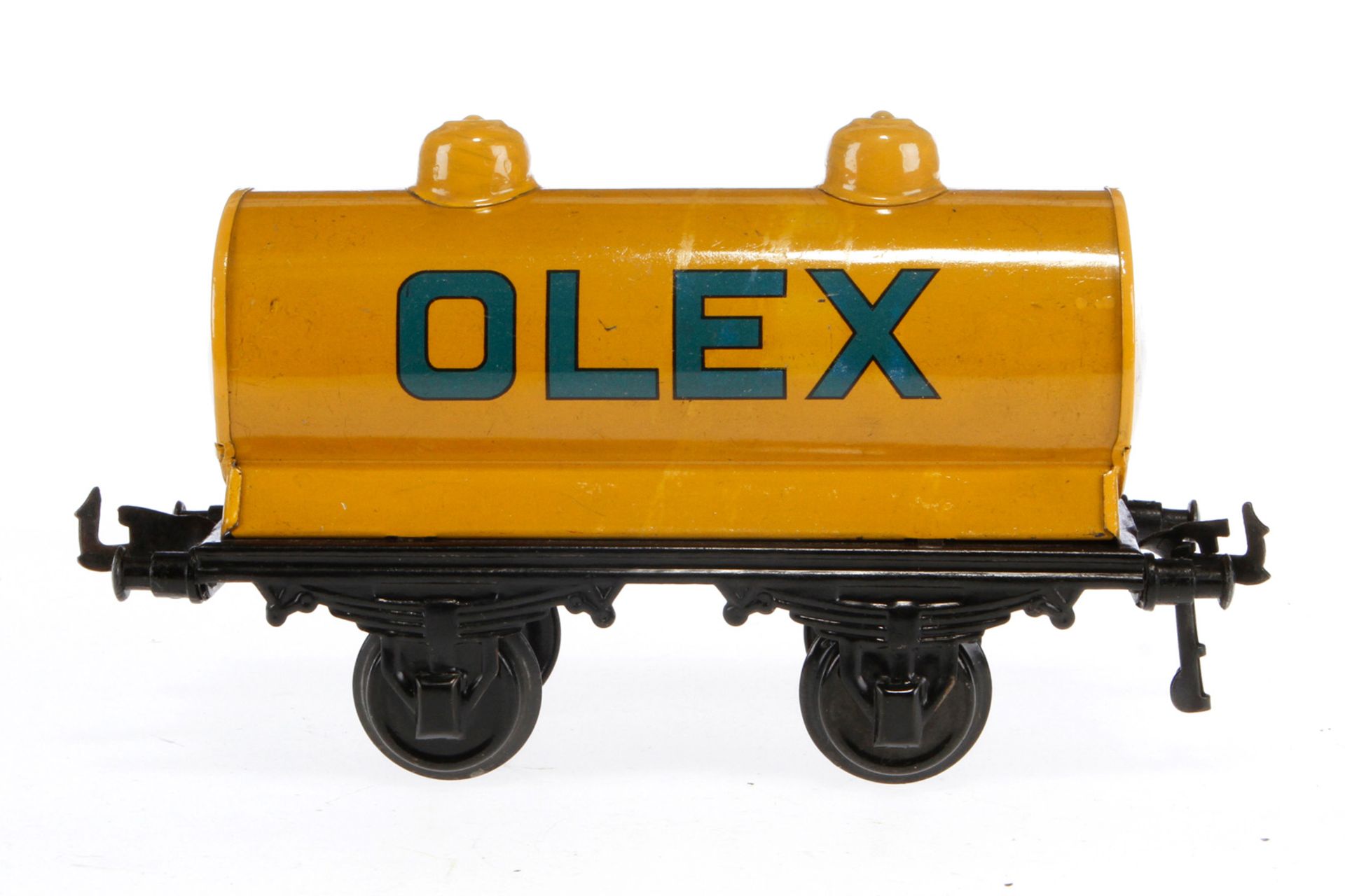 Bing Olex Kesselwagen, Spur 1, gelb, CL, LS, L 19,5, Z 4